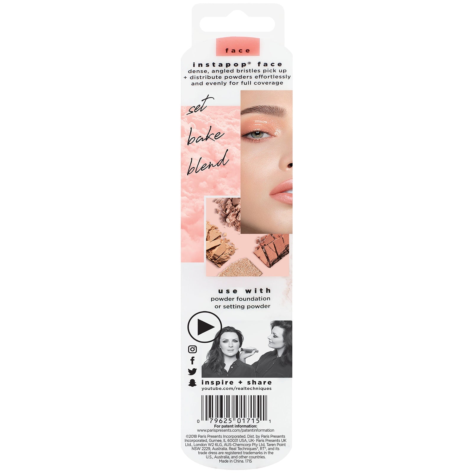 Real Techniques Real Techniques Instapop Face Brush Cosmetics