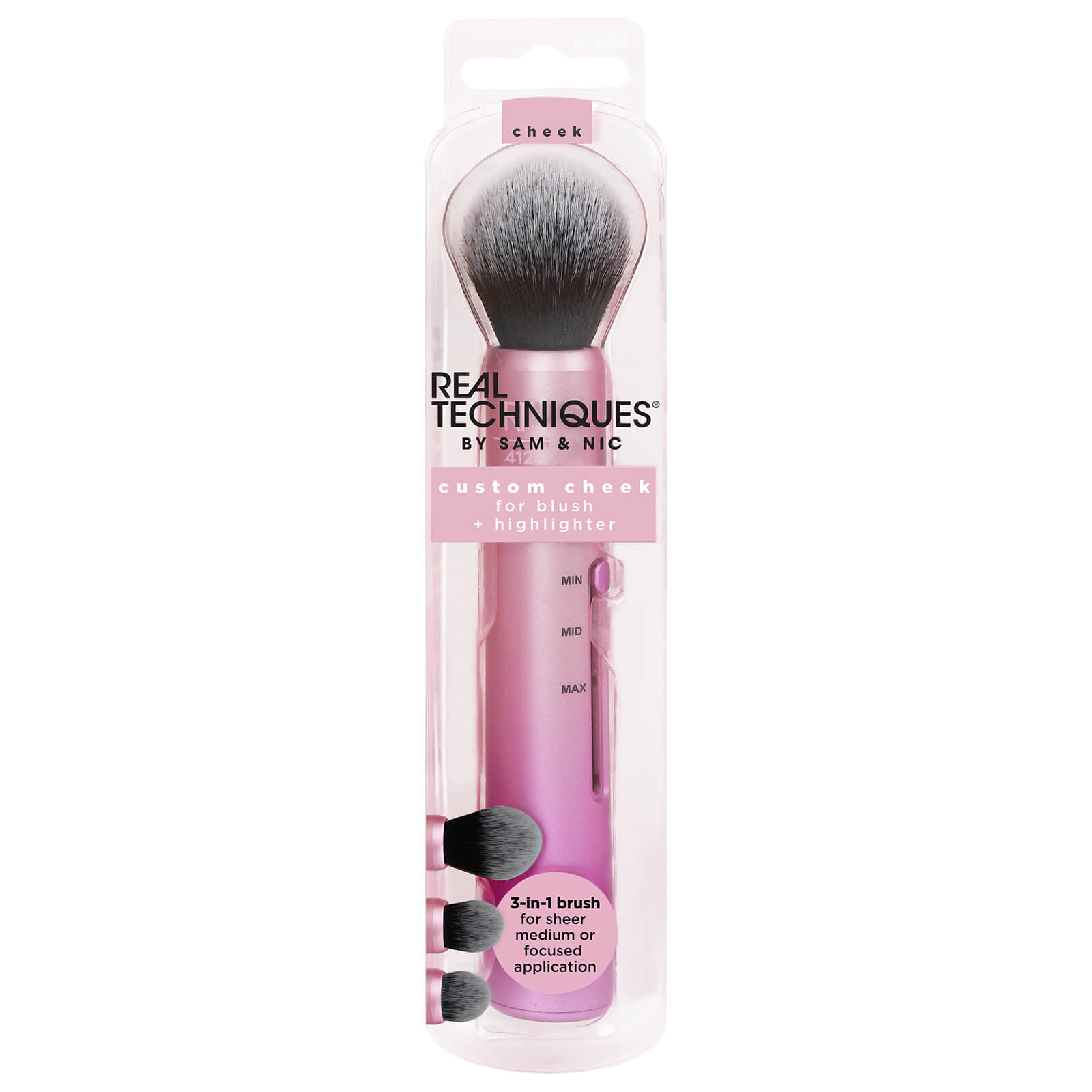 Real Techniques Real Techniques Slide 3-in-1 Blush Brush Cosmetics