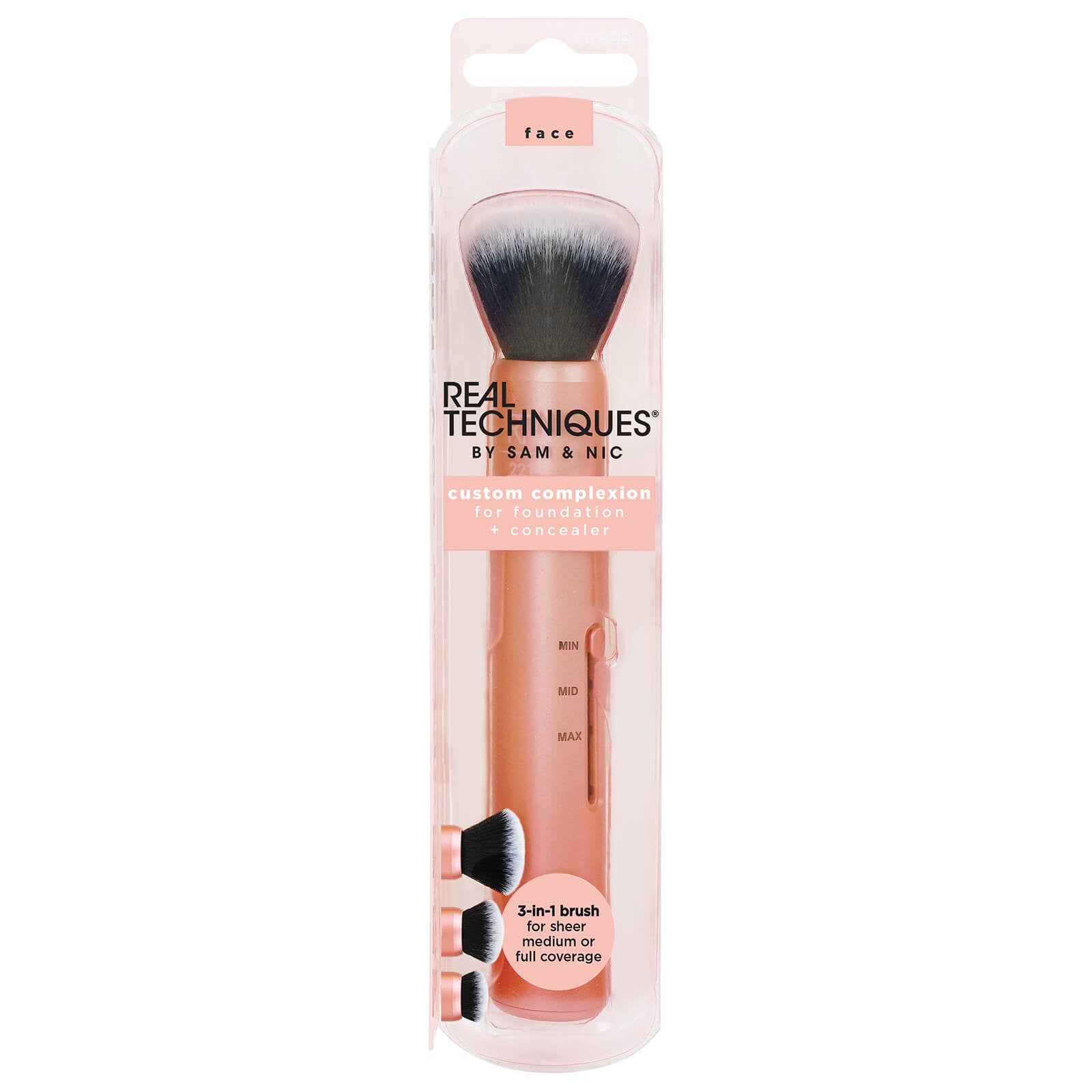 Real Techniques Real Techniques Slide 3-in-1 Complexion Brush Cosmetics