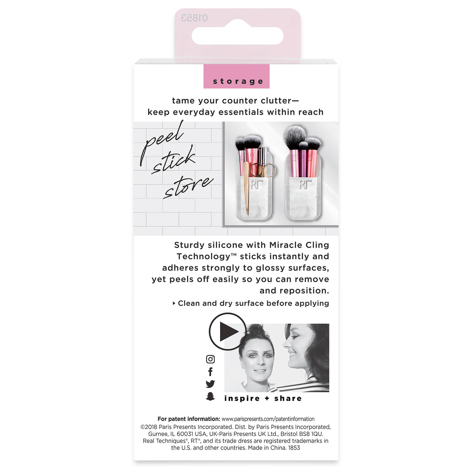 Real Techniques Real Techniques Stick & Store Pocket Cosmetics