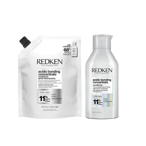 Redken Redken Acidic Bonding Concentrate Conditioner 500ml & Refill 500ml Duo Conditioners