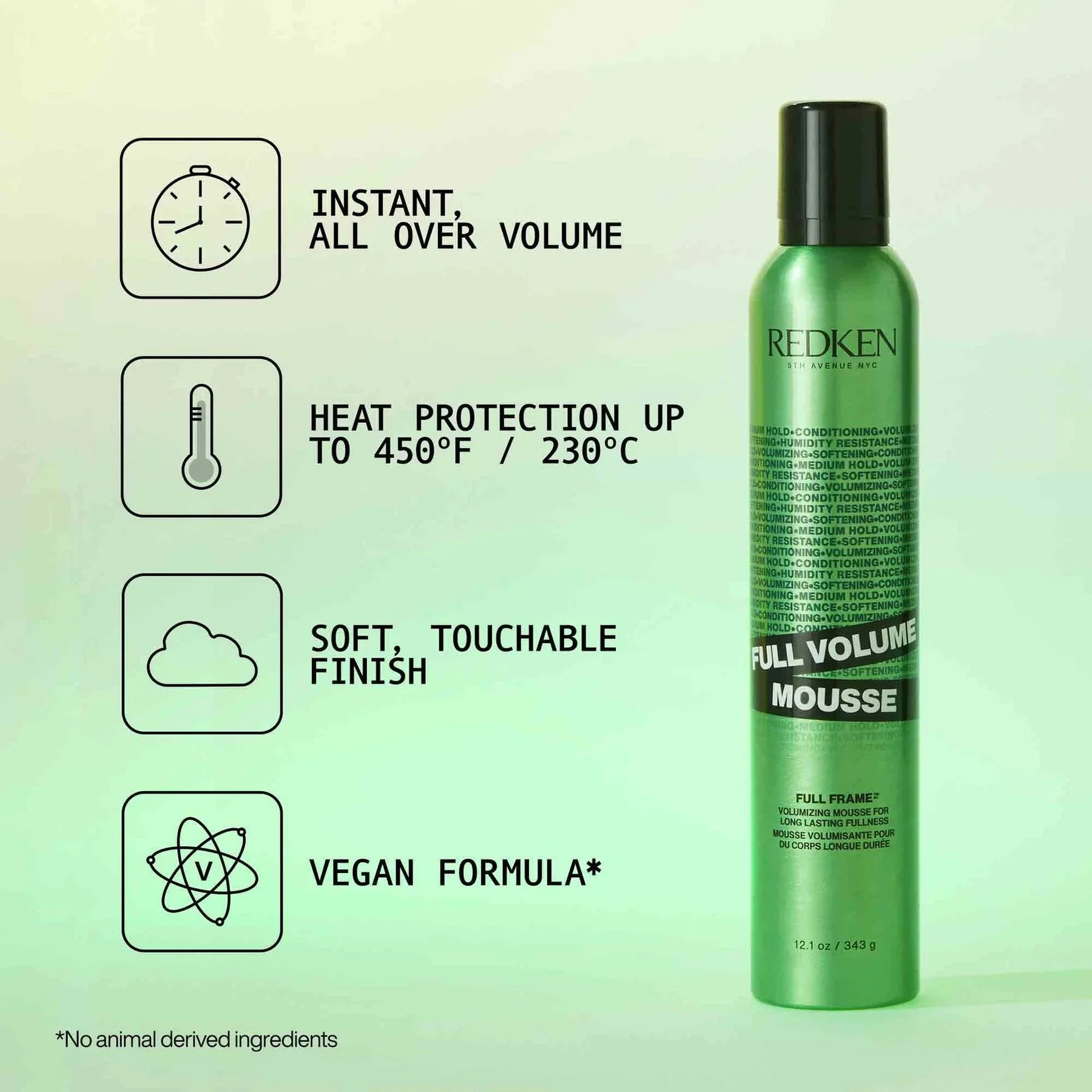 Redken Redken Full Volume Mousse 343g Hair Care [Health and Beauty]