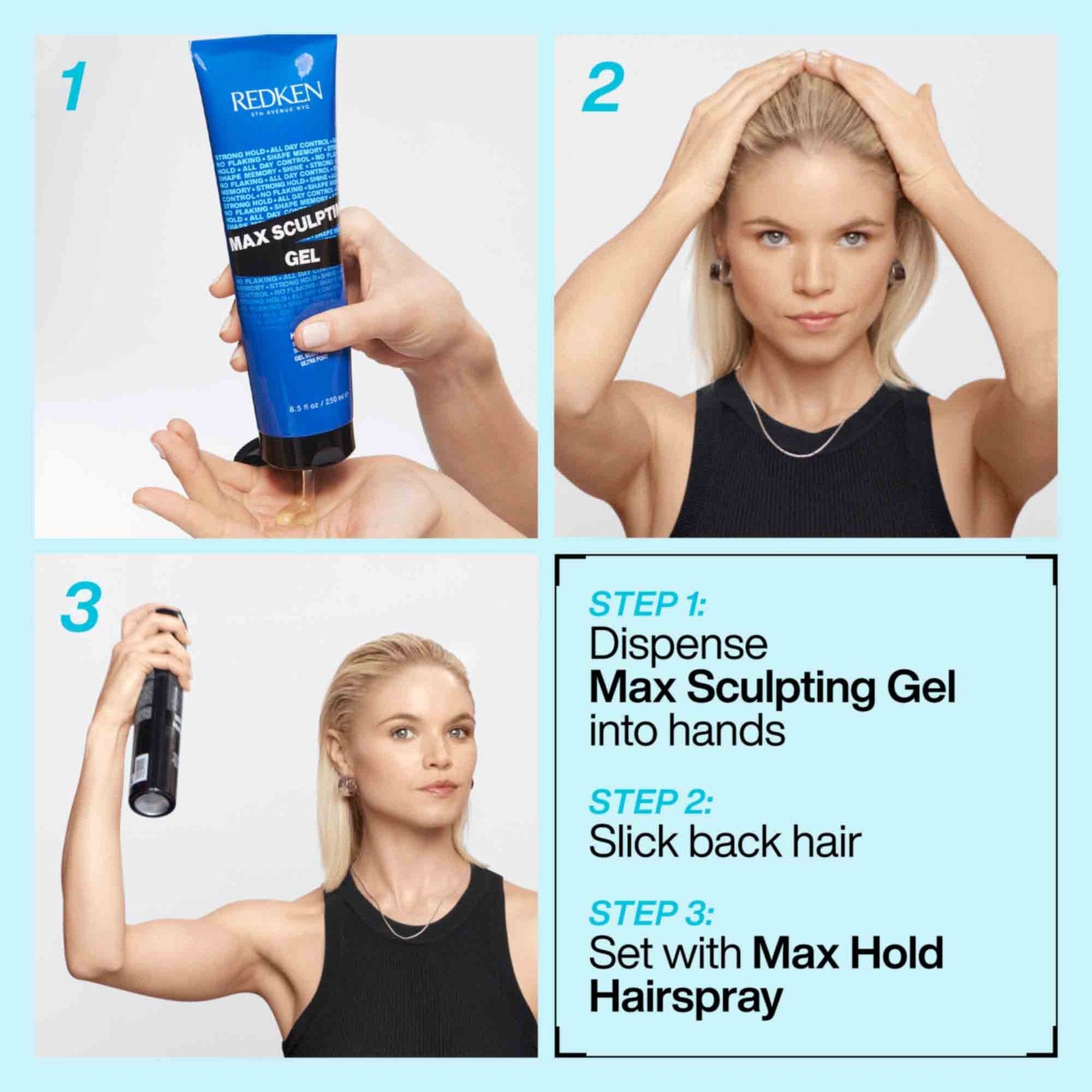 Redken Redken Max Sculpt Gel 250ml Hair Styling Products