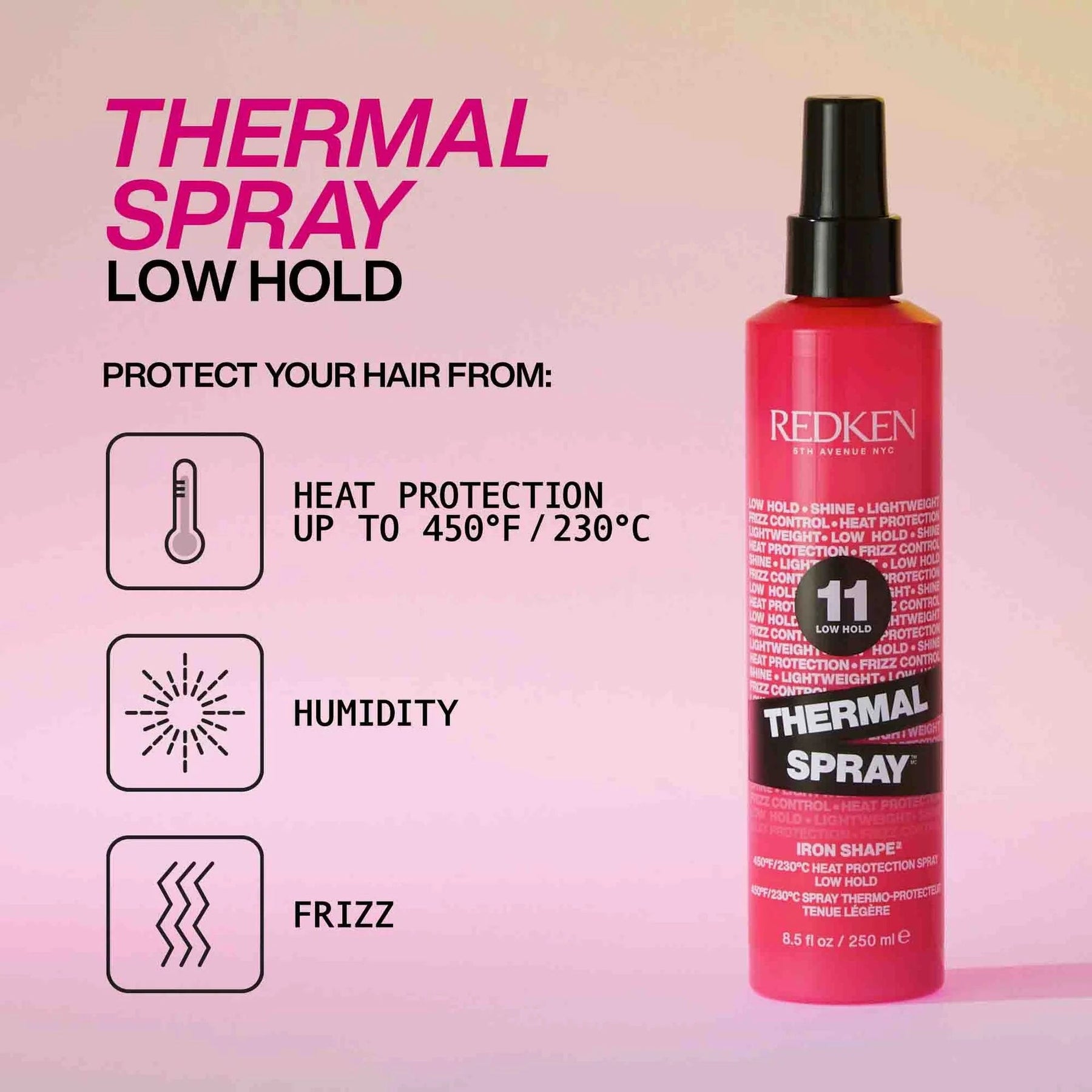Redken Redken Thermal Spray Low Hold 250ml Hair Styling Products