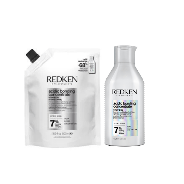 Redken Redken Acidic Bonding Concentrate Shampoo 500ml & Refill 500ml Duo Shampoo