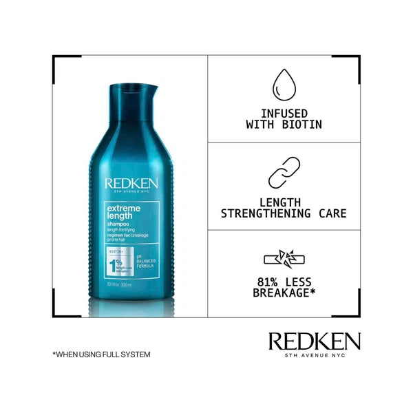 Redken Redken Extreme Length Shampoo 300ml Shampoo