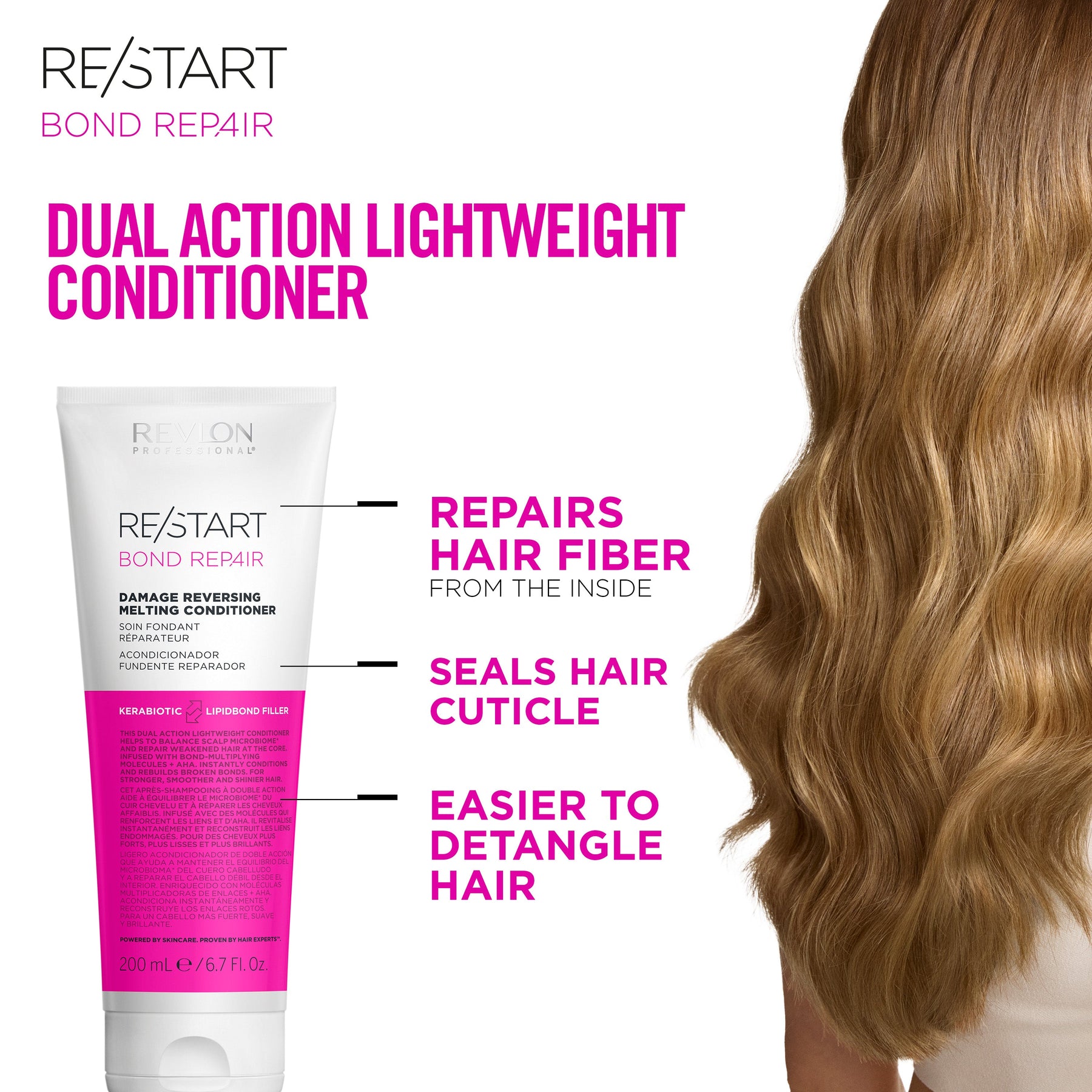 Revlon Professional Revlon Professional Re/Start Bond Repair Damage Reversing Melting Conditioner 200ml Conditioner