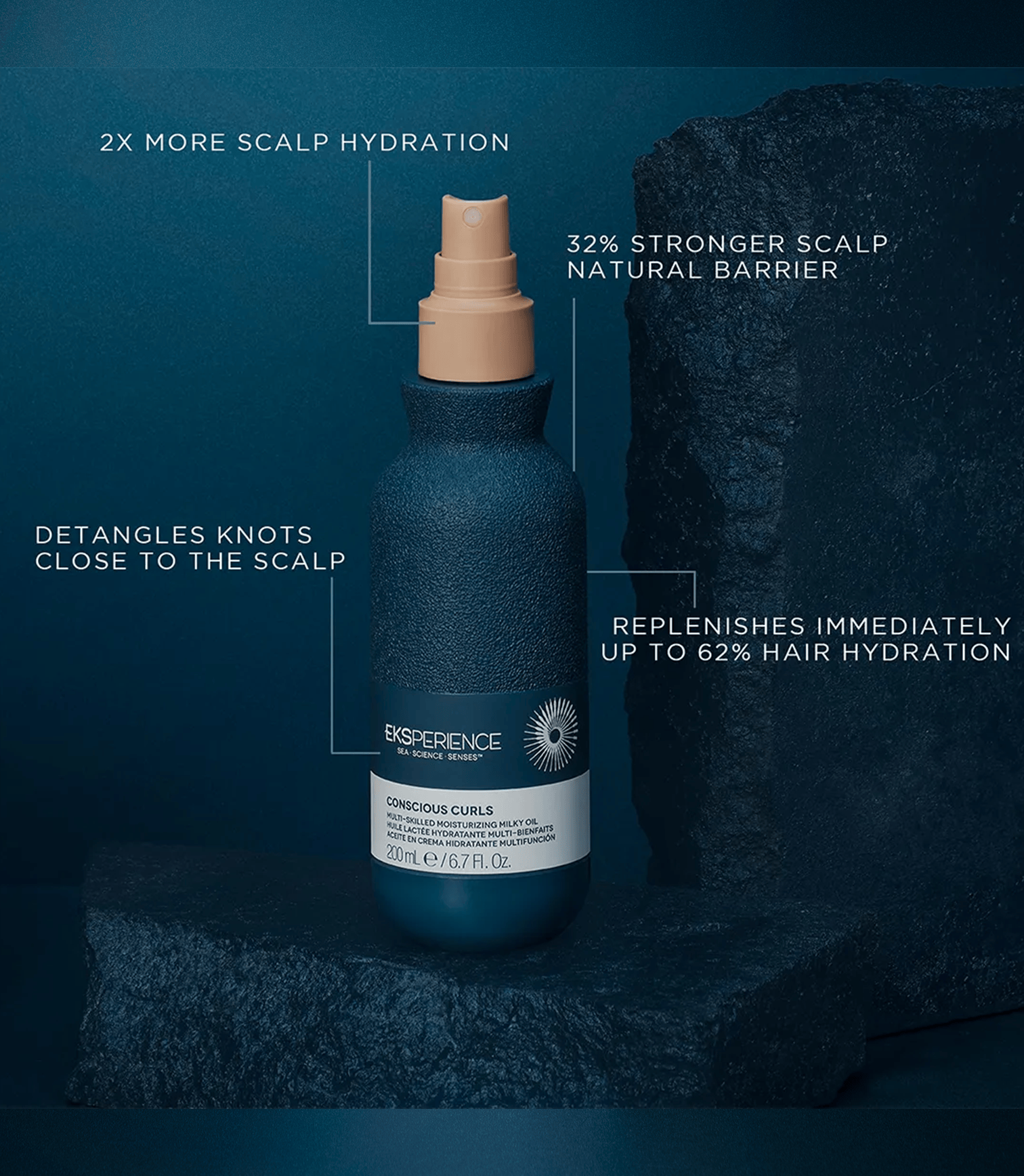 Revlon Professional Revlon Professional Eksperience Conscious Curl Multi-Skilled Moisturizing Milky Oil 200ml Hair Styling Products