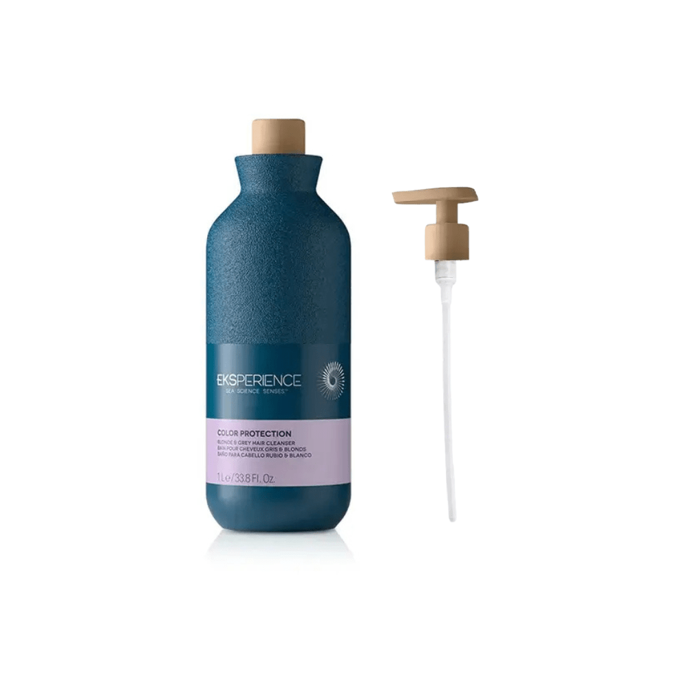 Revlon Professional Revlon Professional Eksperience Color Protection Blonde Cleanser 1000ml and Pump Shampoo