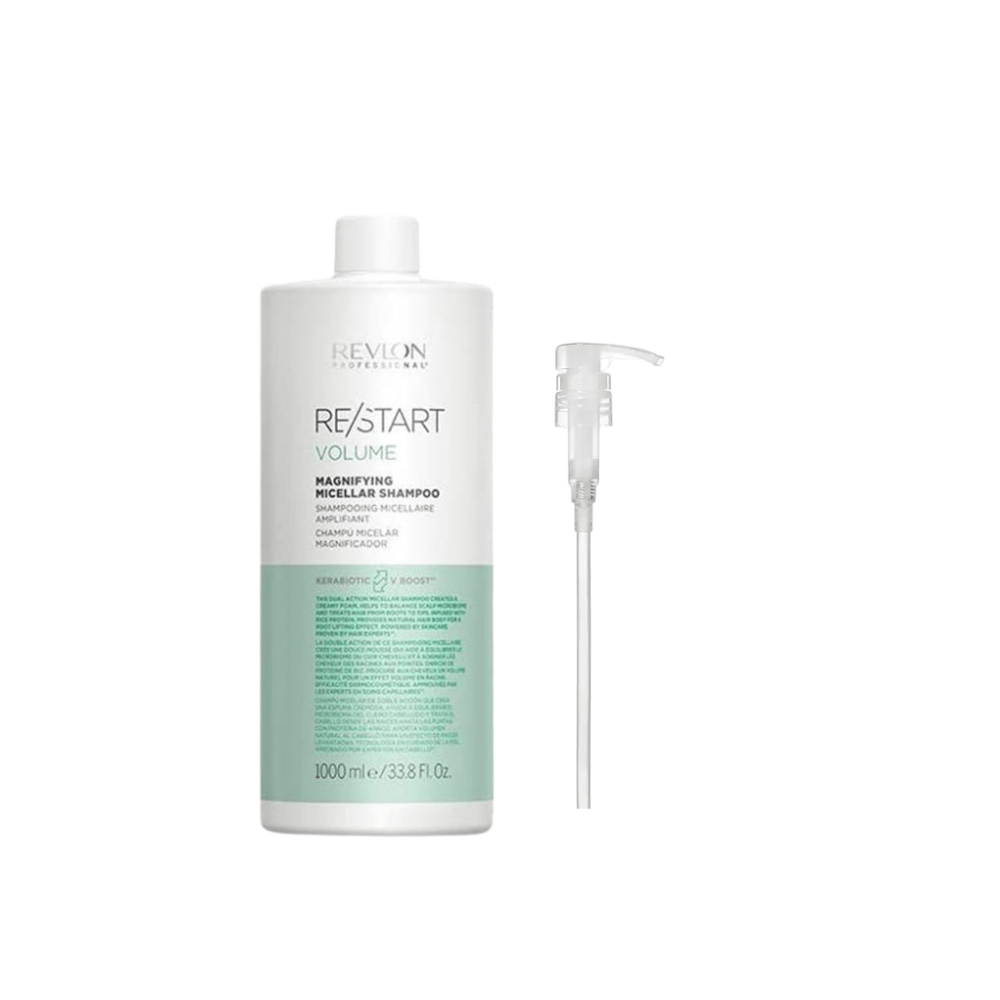 Revlon Professional Revlon Professional RE/START Volume Magnifying Shampoo 1000ml and Pump Shampoo