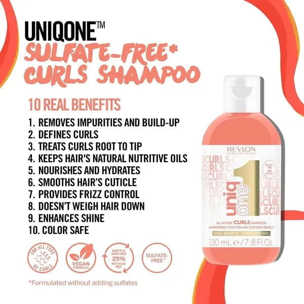 Revlon Professional Revlon Professional Uniq One Curls Shampoo 230ml Shampoo