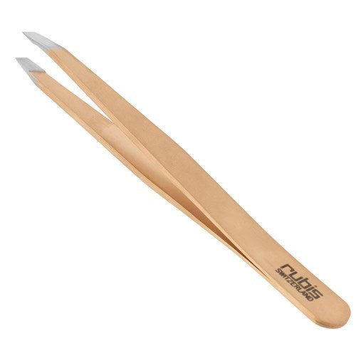 Rubis Rubis Classic Slant Tweezer - Rose Gold Tweezers