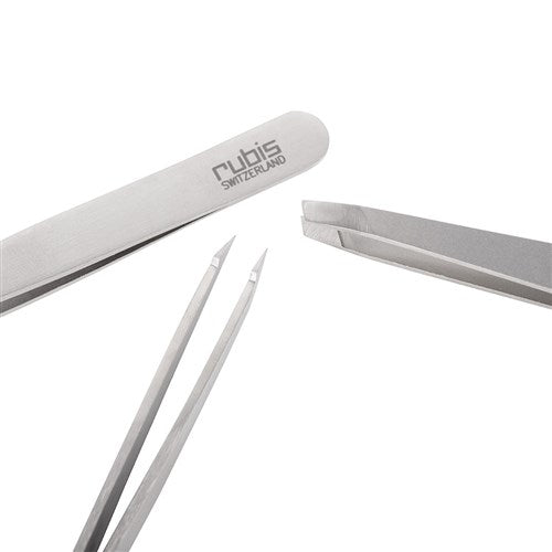 Rubis Rubis Classic Slant Tweezer - Stainless Steel Tweezers
