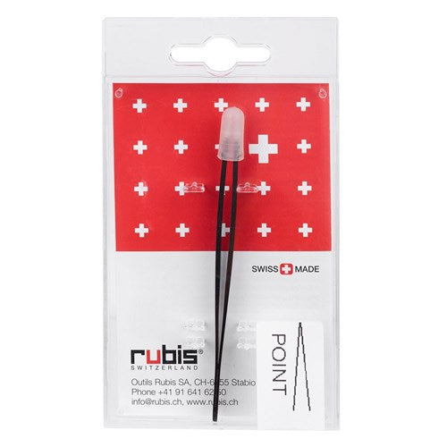 Rubis Rubis Point Tweezer - Black Tweezers