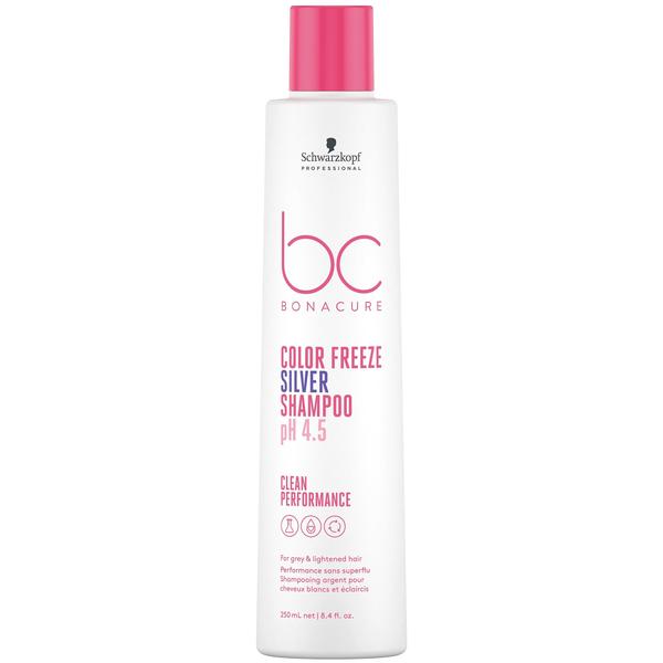 Schwarzkopf PROFESSIONAL Schwarzkopf BC Clean Performance Colour Freeze Silver Shampoo 250ml Hair Care