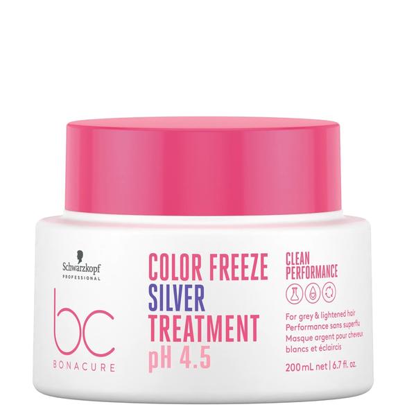 Schwarzkopf PROFESSIONAL Schwarzkopf BC Clean Performance Colour Freeze Silver Treatment 200ml Hair Care
