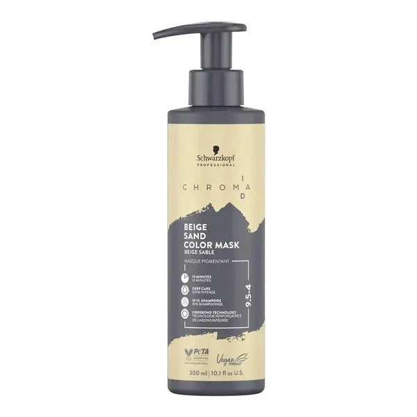 Schwarzkopf PROFESSIONAL Schwarzkopf Professional ChromaID Color Mask - Beige Sand CM 9.5-4 300ml Hair Care