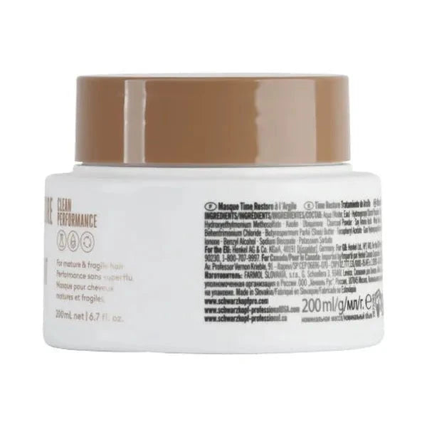 Schwarzkopf PROFESSIONAL Schwarzkopf Bc Bonacure Clean Performance Time Restore Clay Treatment 200mL Hair Treatments