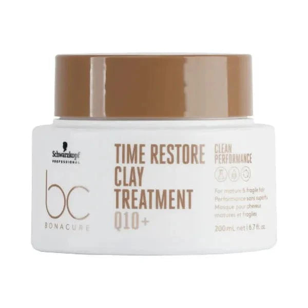 Schwarzkopf PROFESSIONAL Schwarzkopf Bc Bonacure Clean Performance Time Restore Clay Treatment 200mL Hair Treatments