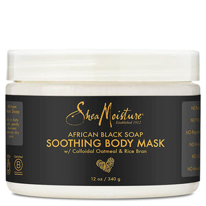 SheaMoisture SheaMoisture African Black Soap Soothing Body Mask 340g Body Care [Health and Beauty]