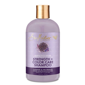 SheaMoisture 3X Shea Moisture 399ml Shampoo Strength And Colour Care Purple Rice Water With Wild Orchid And Sweet Violet Extract - 399ml Hair Care