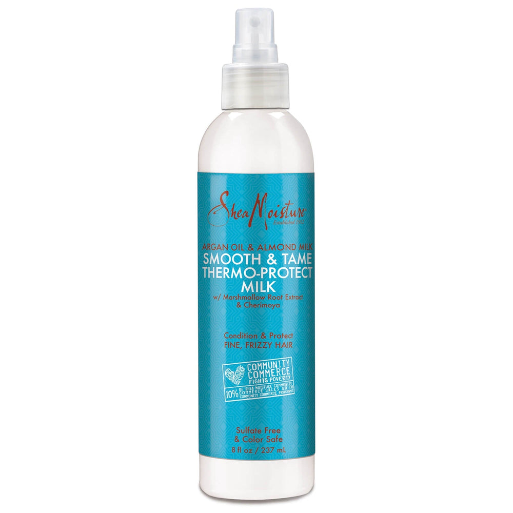 SheaMoisture SheaMoisture Argan Oil and Almond Milk Smooth and Tame Thermo-Protect Milk 237ml Hair Care [Health and Beauty]