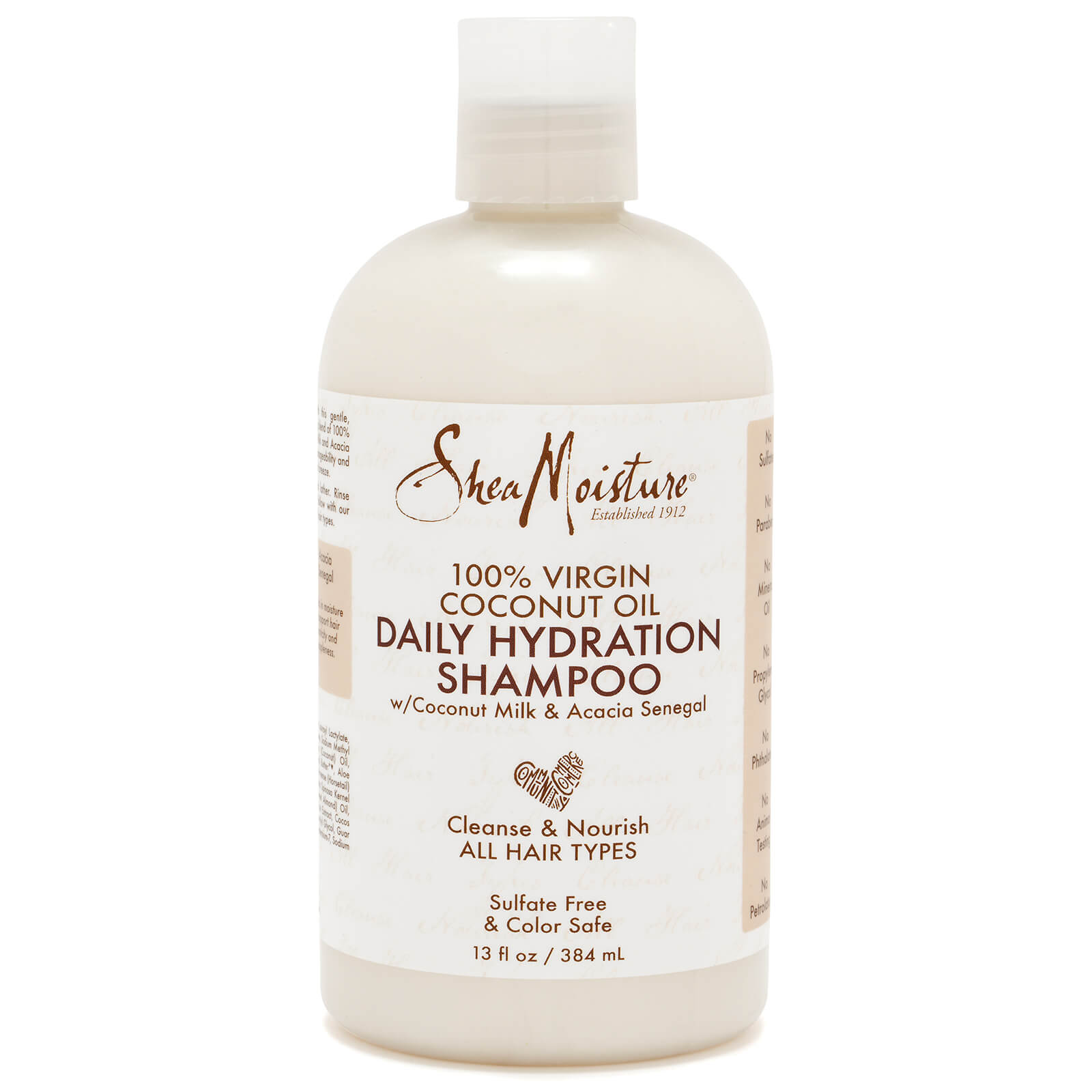SheaMoisture SheaMoisture 100% Virgin Coconut Oil Daily Hydration Shampoo 384ml Hair Care