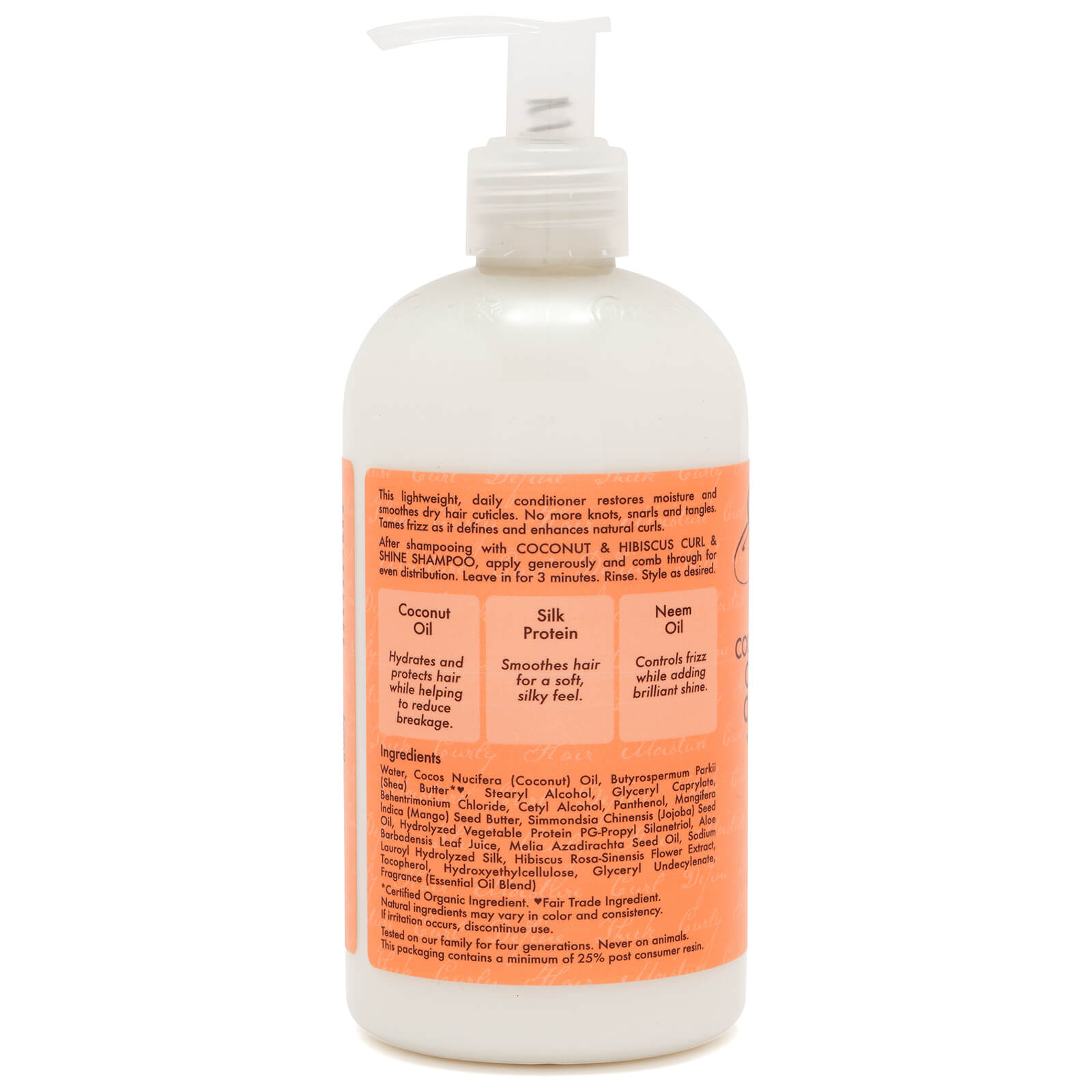 SheaMoisture SheaMoisture Coconut & Hibiscus Curl and Shine Conditioner 384ml Hair Care