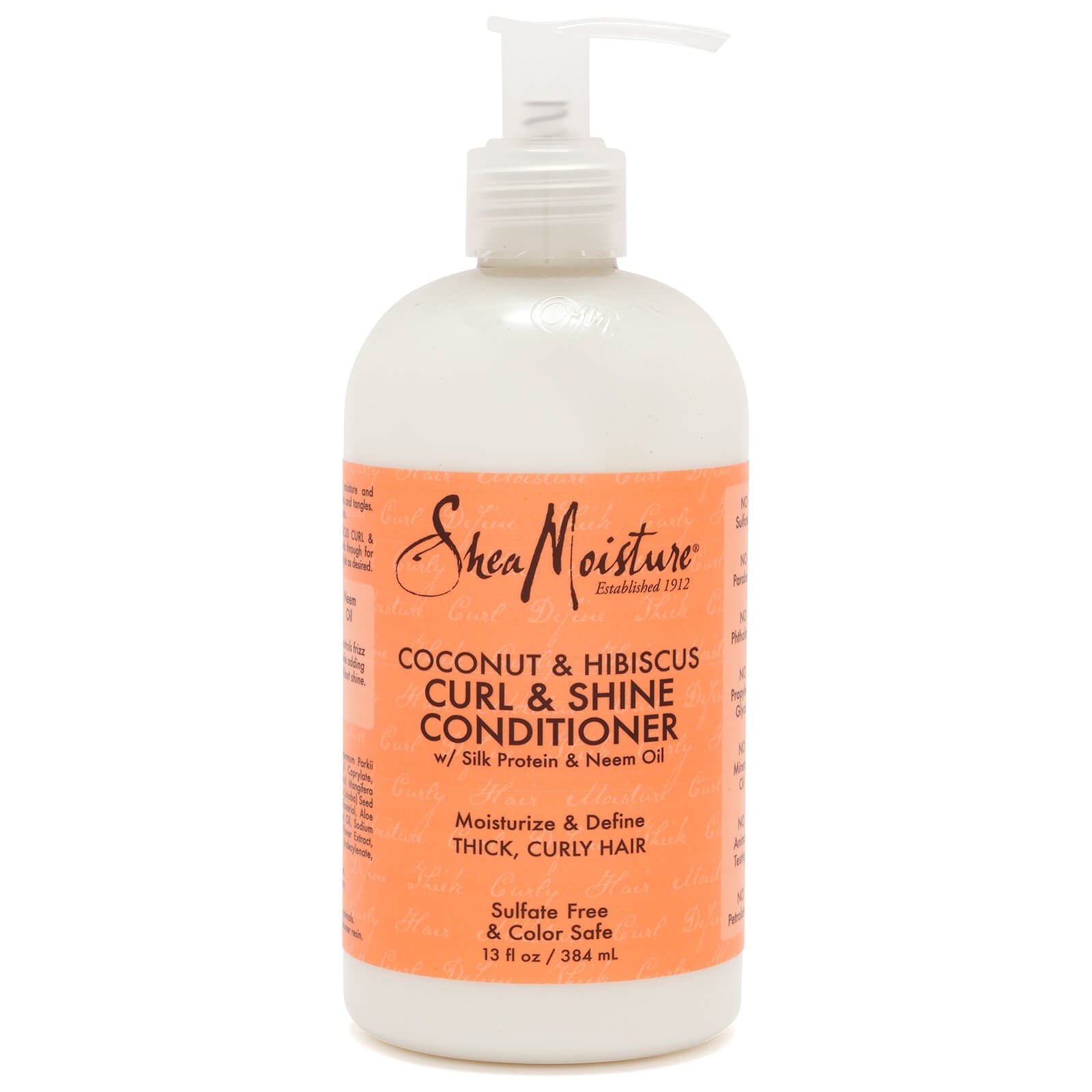 SheaMoisture SheaMoisture Coconut & Hibiscus Curl and Shine Conditioner 384ml Hair Care