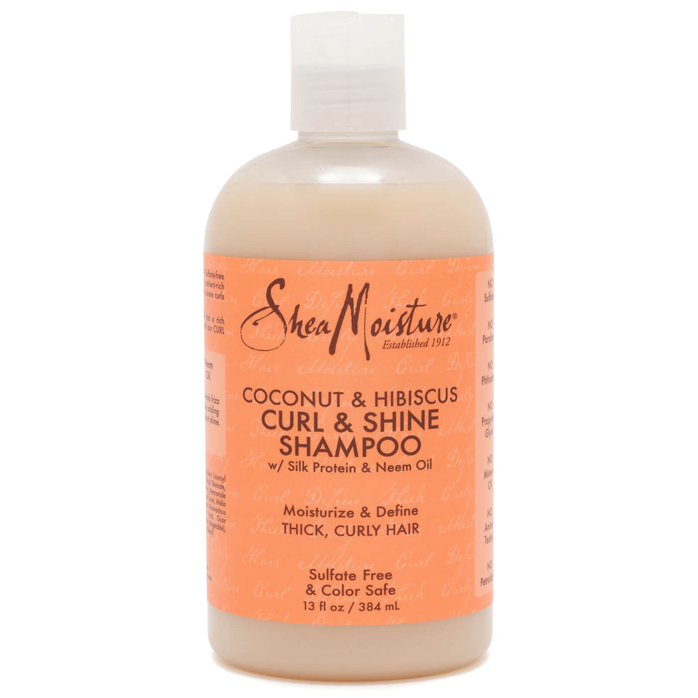 SheaMoisture SheaMoisture Coconut & Hibiscus Curl and Shine Shampoo 384ml Hair Care