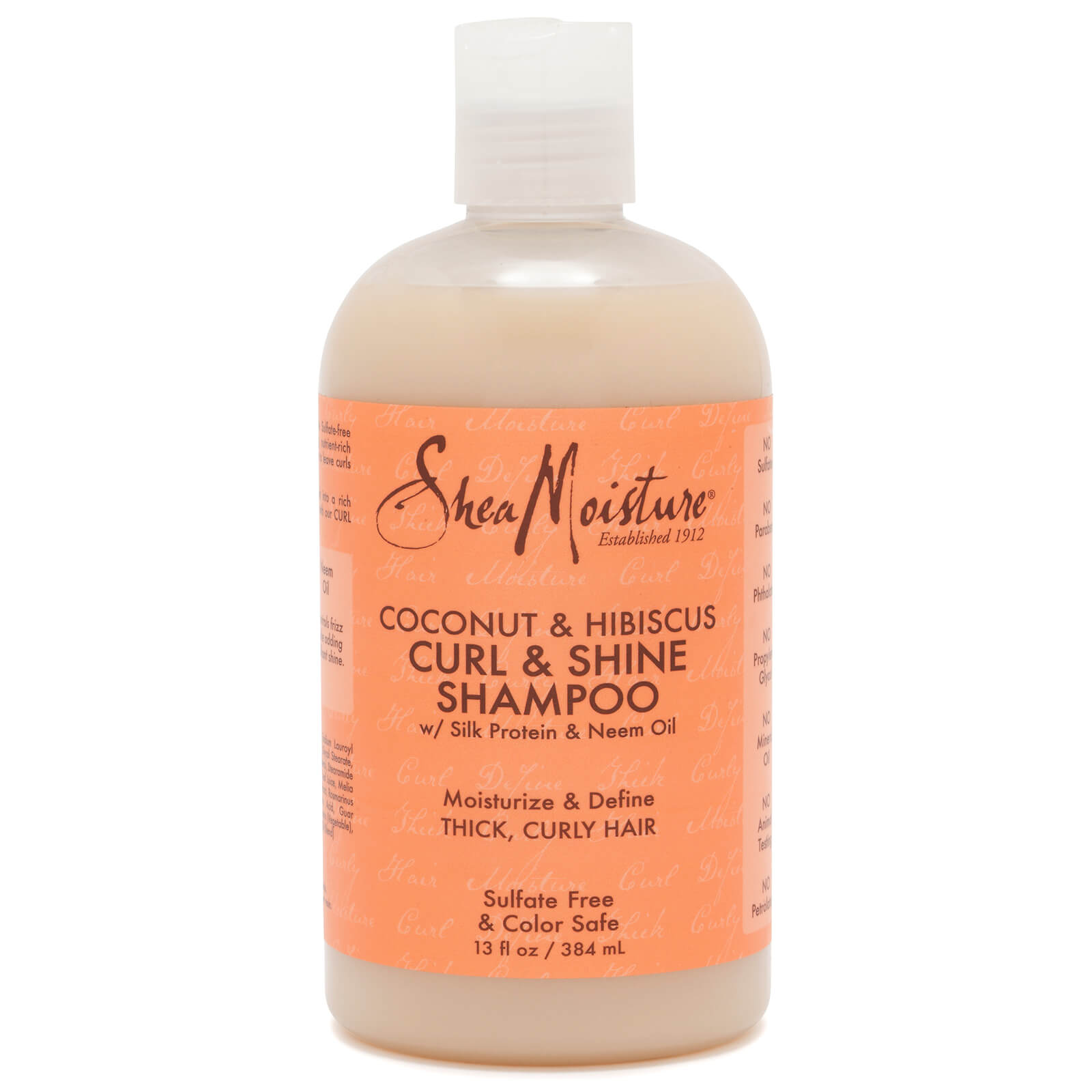 SheaMoisture SheaMoisture Coconut & Hibiscus Curl and Shine Shampoo 384ml Hair Care