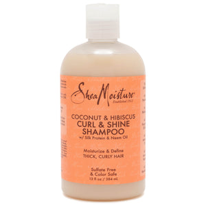 SheaMoisture SheaMoisture Coconut & Hibiscus Curl and Shine Shampoo 384ml Hair Care