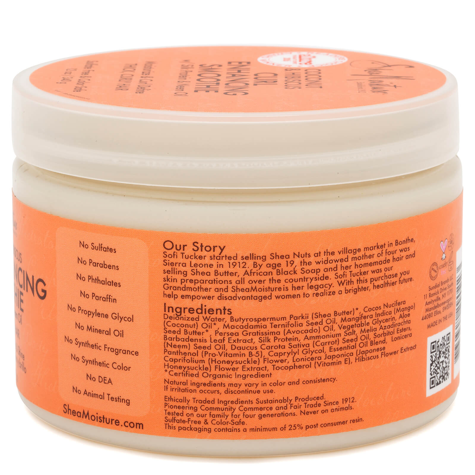 SheaMoisture SheaMoisture Coconut & Hibiscus Curl Enhancing Smoothie 340g Hair Care