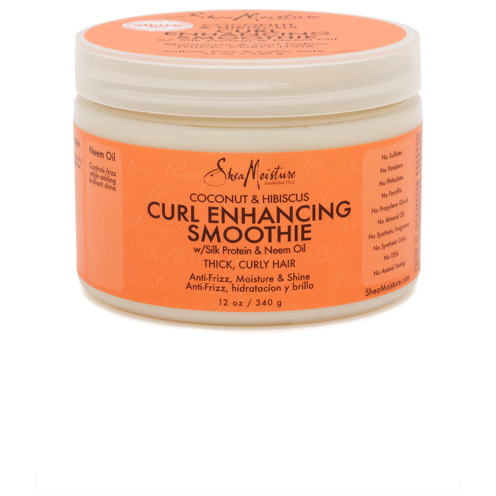 SheaMoisture SheaMoisture Coconut & Hibiscus Curl Enhancing Smoothie 340g Hair Care