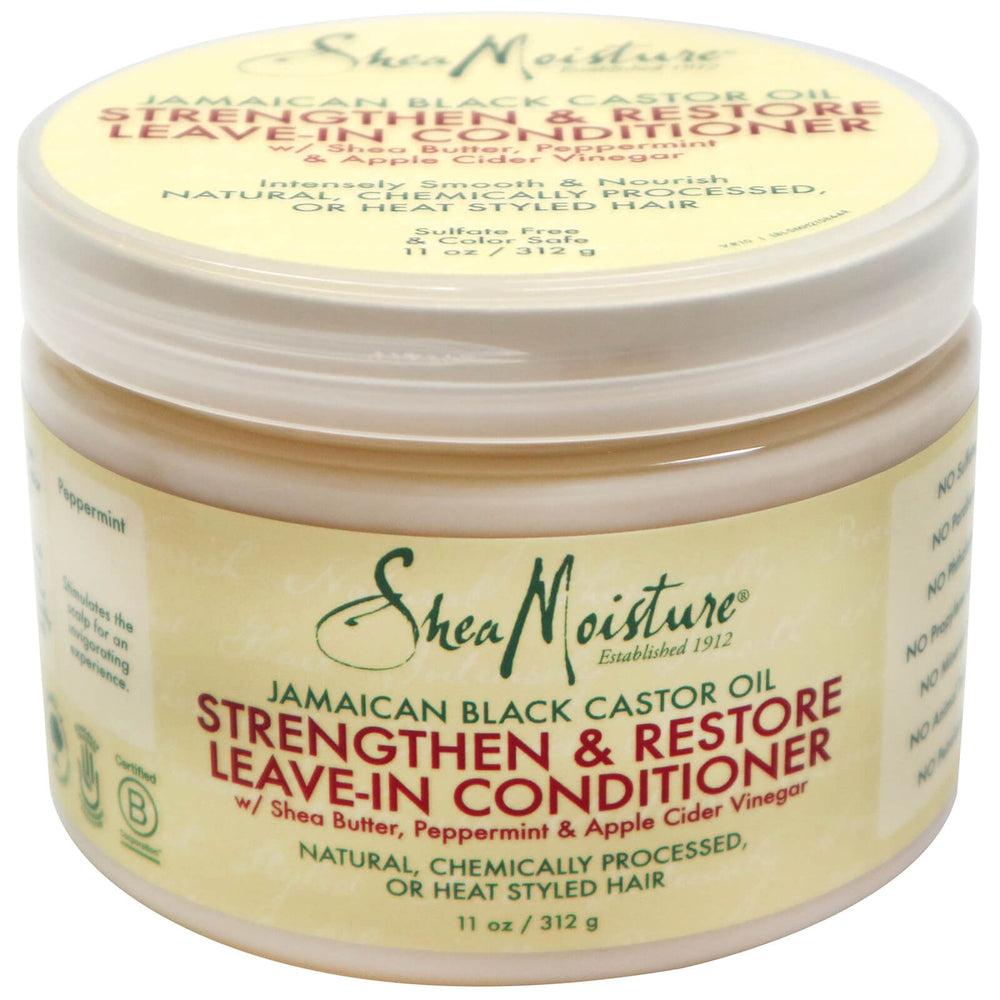 SheaMoisture SheaMoisture Jamaican Black Castor Oil Strengthen and Restore Leave In Conditioner 312g Hair Care