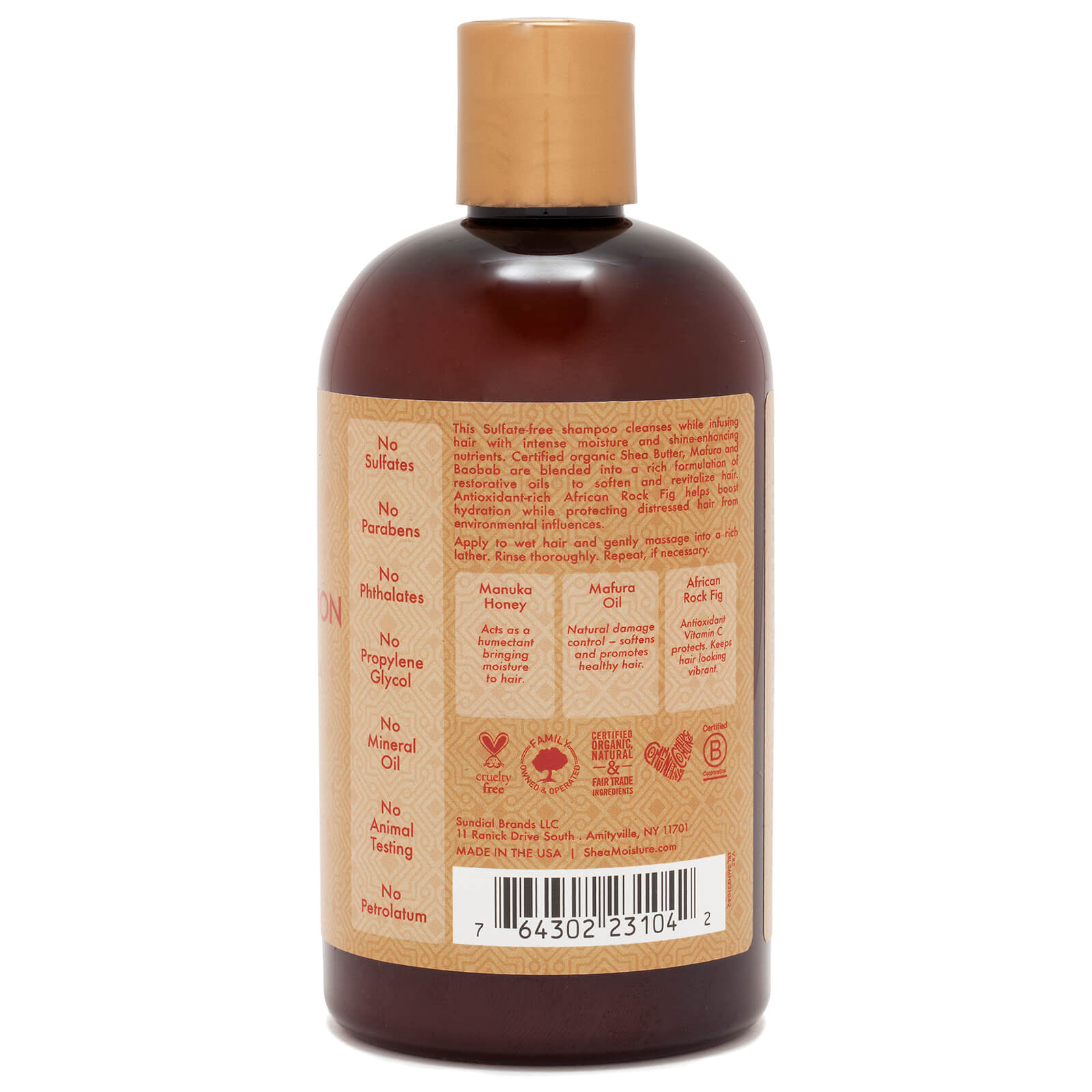 SheaMoisture SheaMoisture Manuka Honey & Mafura Oil Intensive Hydration Shampoo 384ml Hair Care