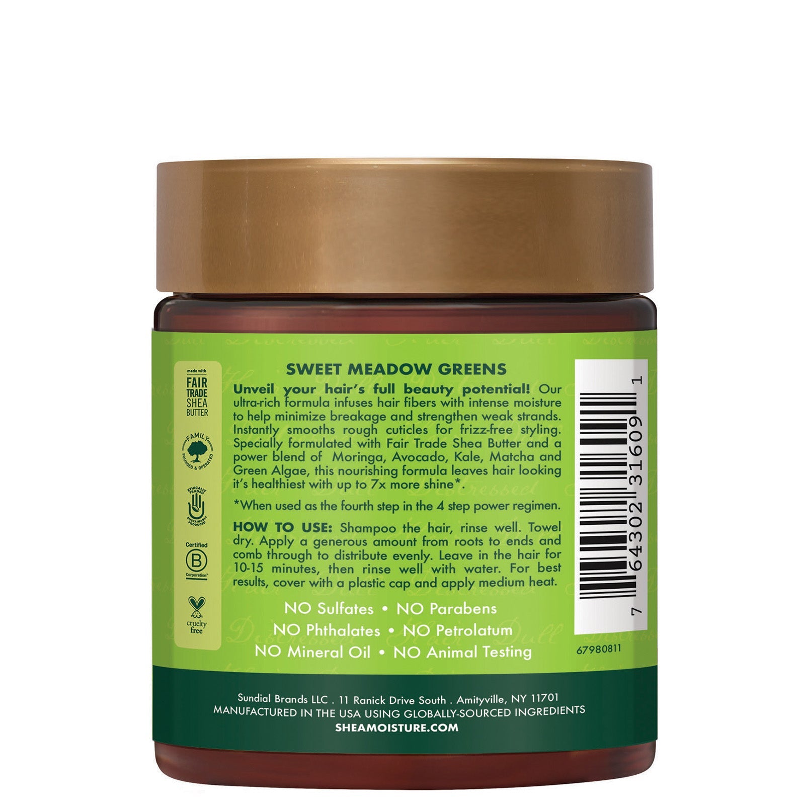 SheaMoisture SheaMoisture Moringa and Avocado Power Greens Reconstructor 227ml Hair Care