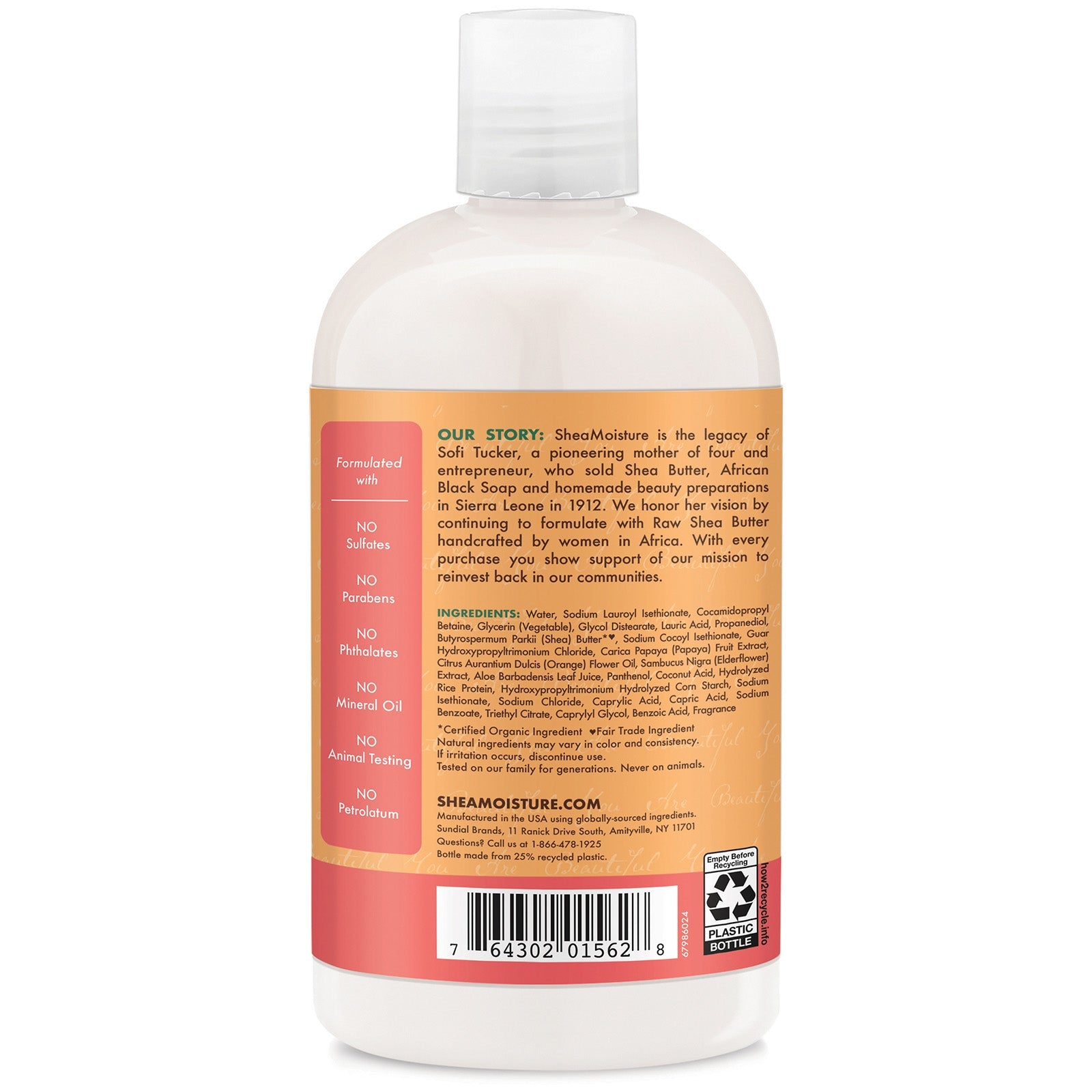 SheaMoisture SheaMoisture Papaya and Neroli All Day Frizz Control Shampoo 384ml Hair Care