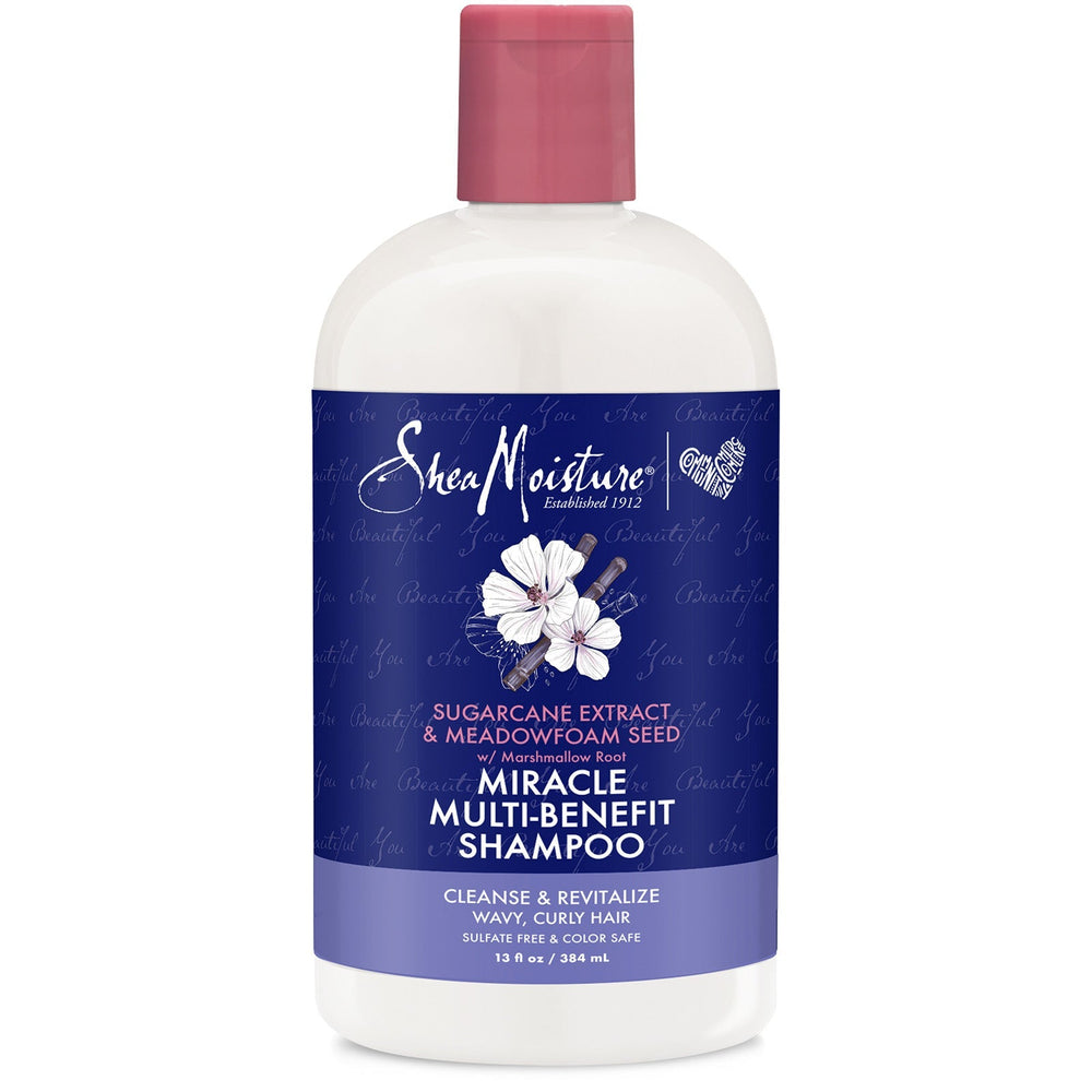 SheaMoisture SheaMoisture Sugarcane Extract and Meadowfoam Seed Miracle Multi-Benefit Shampoo 384ml Hair Care