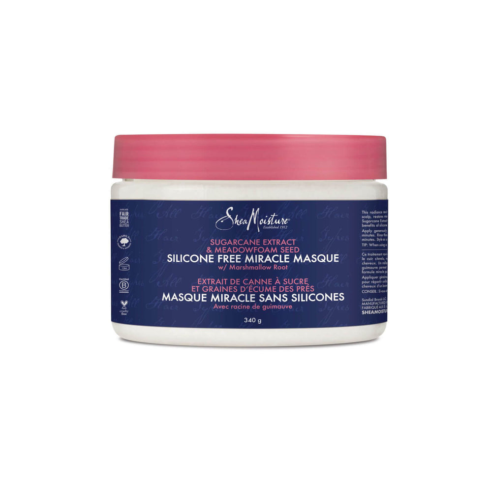 SheaMoisture SheaMoisture Sugercane Extract and Meadowfoam Seed Silicone Free Miracle Masque 340g Hair Care