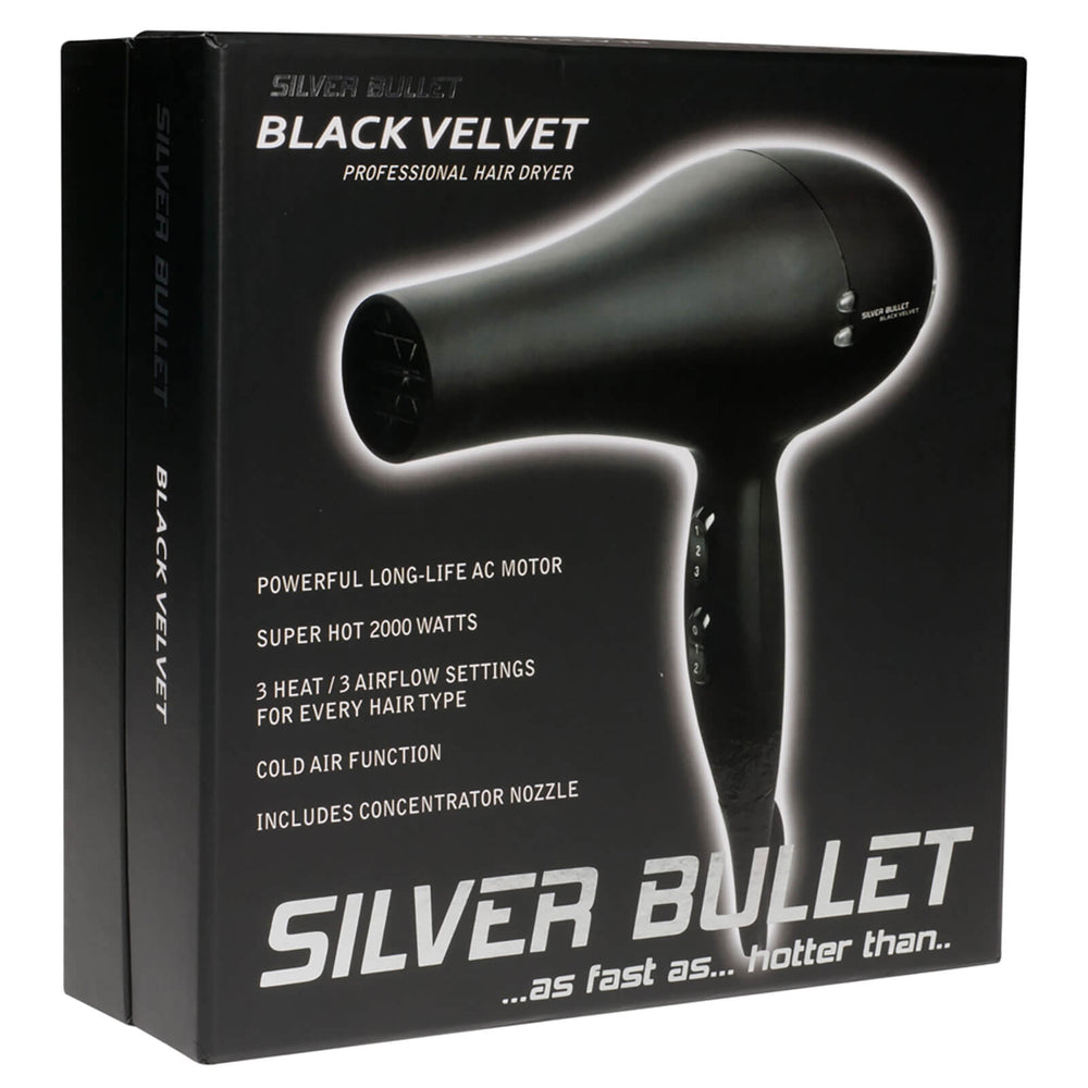 Silver Bullet Silver Bullet Black Velvet Hair Dryer Hair Care