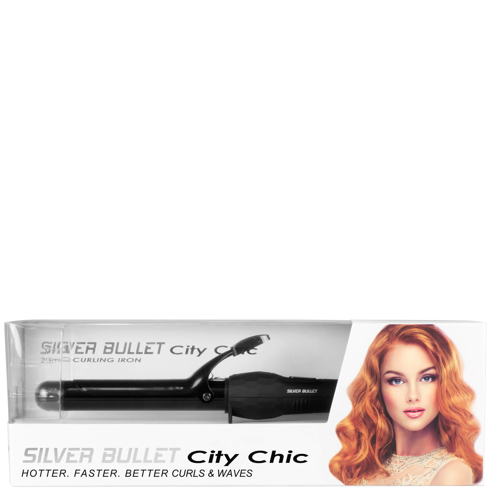 Silver Bullet Silver Bullet City Chic 25mm Curling Iron - Black Hair Care