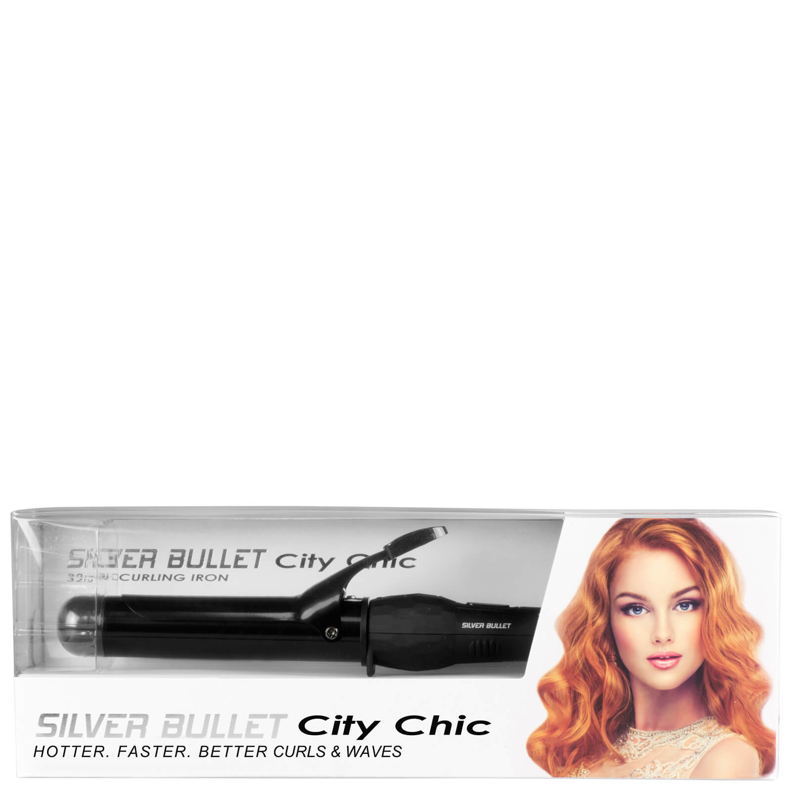 Silver Bullet Silver Bullet City Chic 32mm Curling Iron - Black Hair Care
