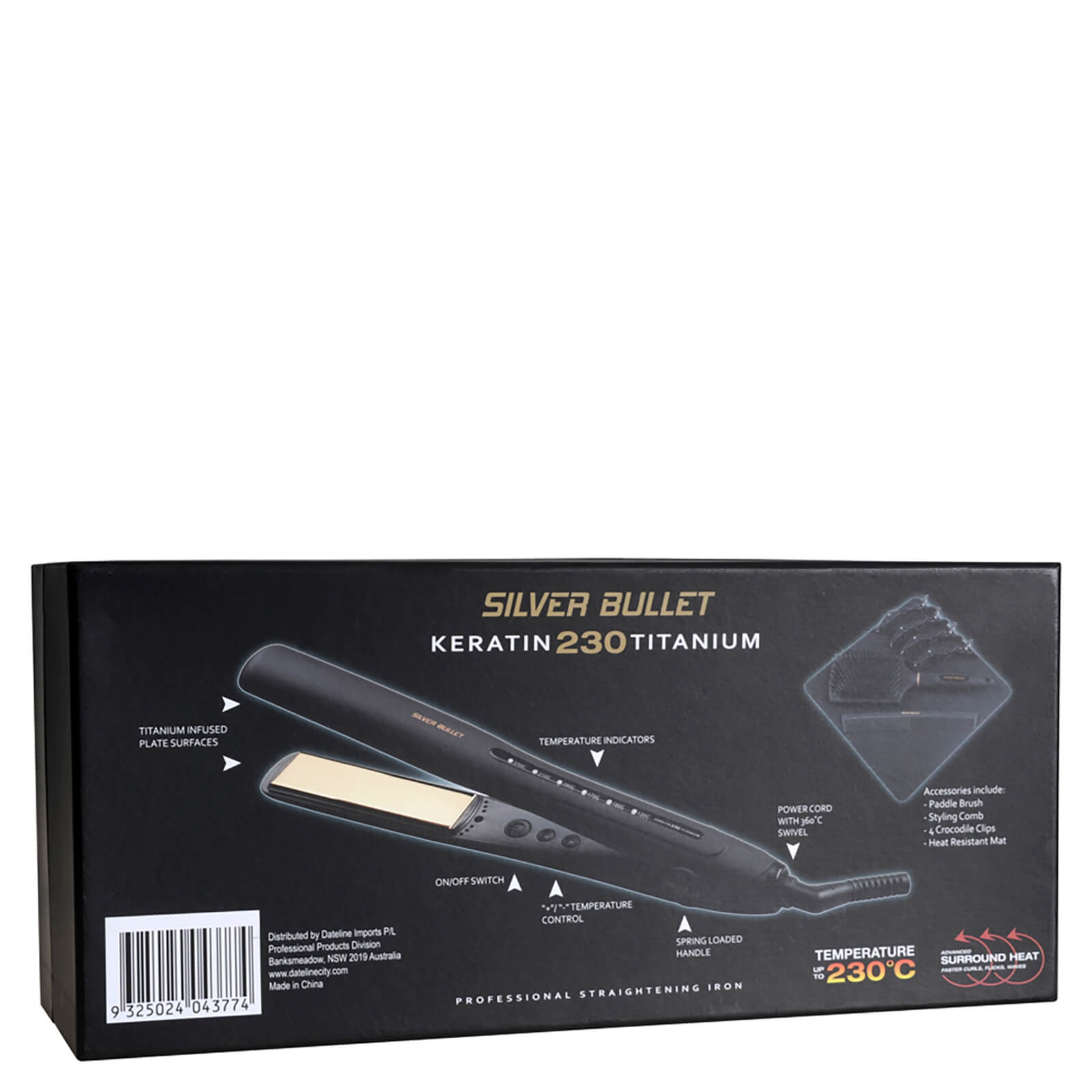 Silver Bullet Silver Bullet Gold Keratin 230 Titanium Hair Straightener Hair Care