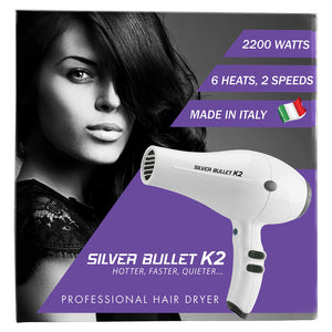 Silver Bullet Silver Bullet K2 Dryer 2200W - White Hair Care