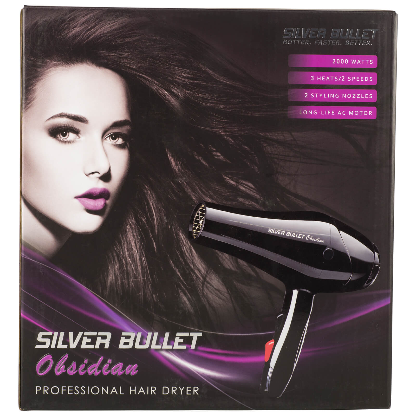 Silver Bullet Silver Bullet Obsidian 2000W Hair Dryer Hair Care