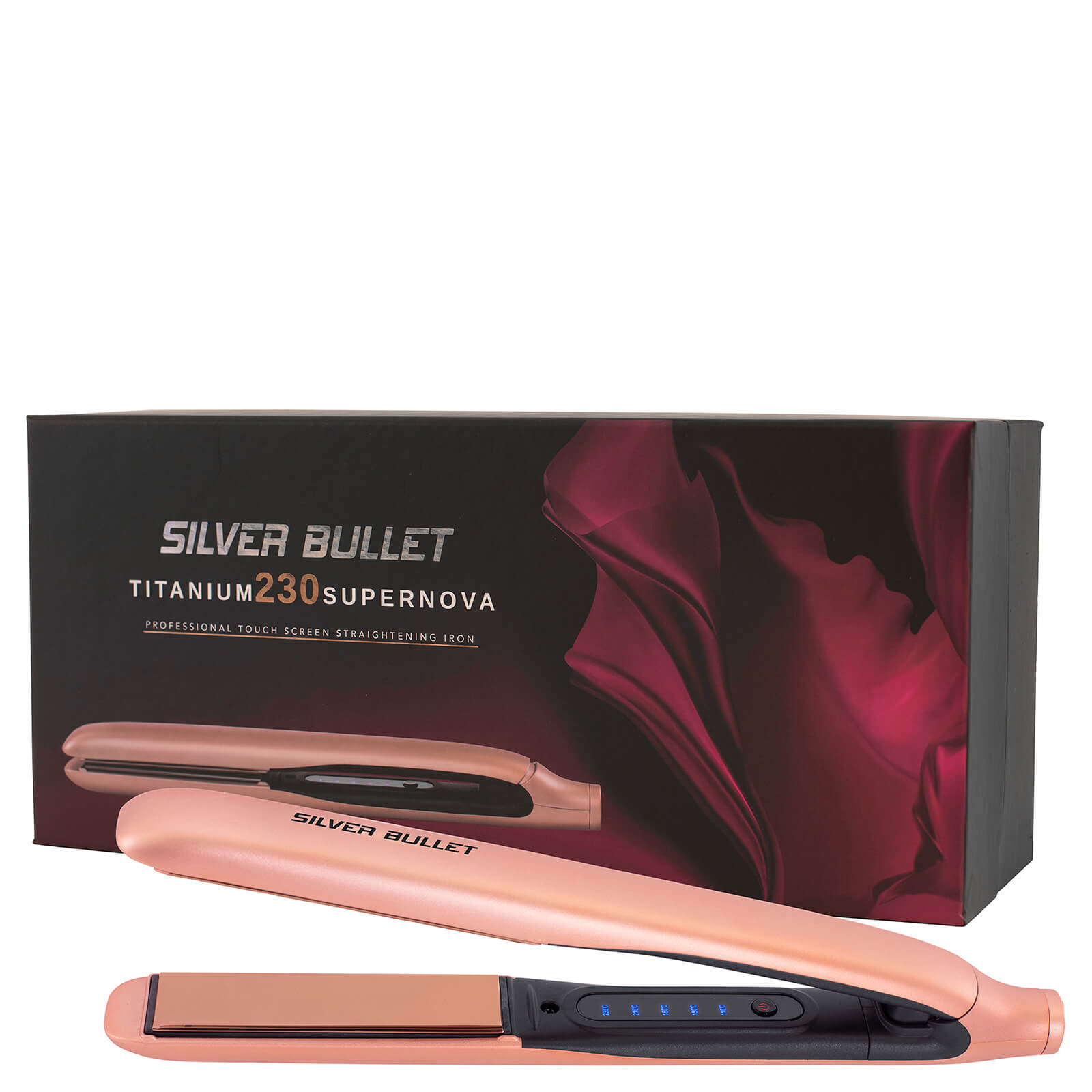Silver Bullet Silver Bullet Titanium 230 Supernova 25mm Straighteners - Rose Gold Hair Care
