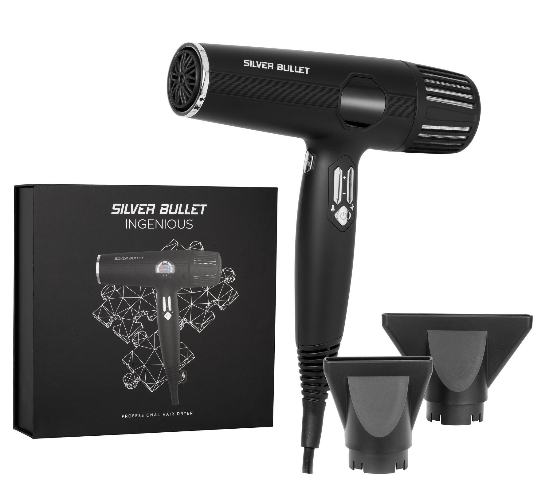 Silver Bullet Silver Bullet Ingenious Hair Dryer - Black