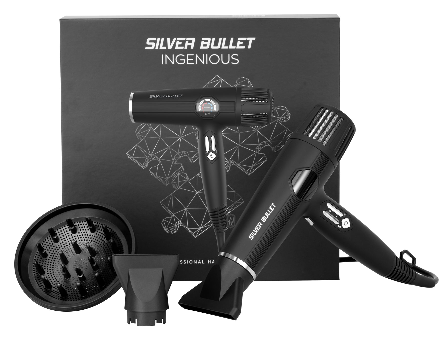 Silver Bullet Silver Bullet Ingenious Hair Dryer - Black
