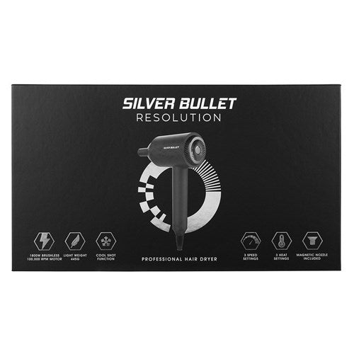 Silver Bullet Silver Bullet Resolution Hair Dryer 1800W - Black